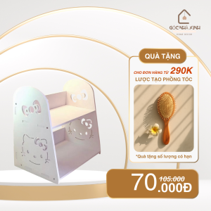 Kệ để bàn 2 tầng hoạt hình dễ thương – Trang trí bàn học, đồ để bàn, đựng đồ dùng & gấu bông